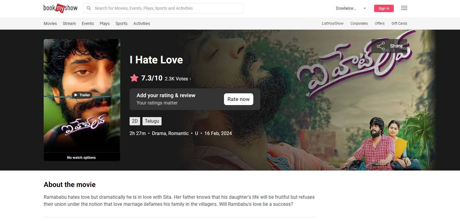 I Hate Love